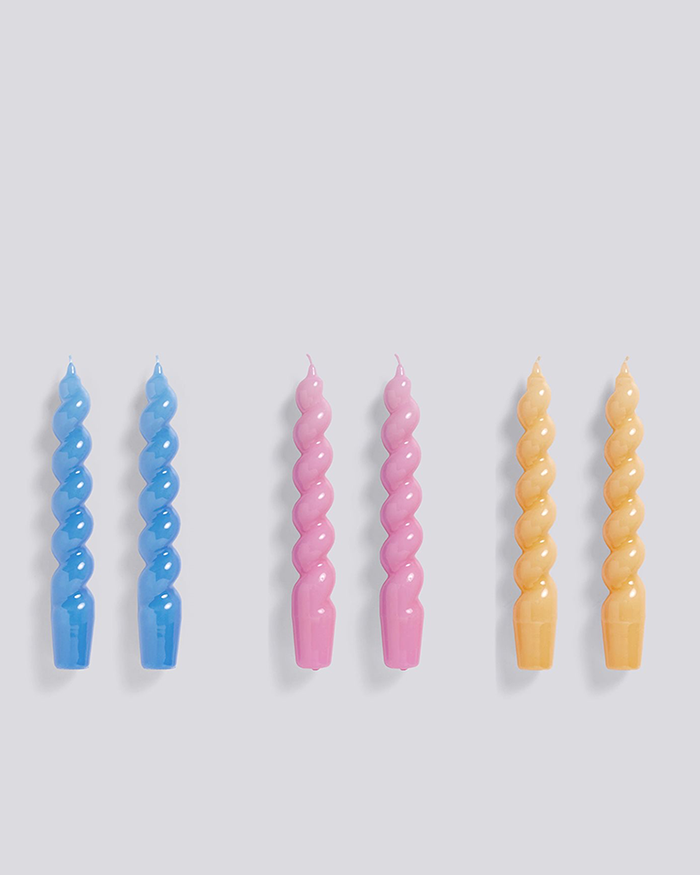 CANDLE SPIRAL / 6 PCS